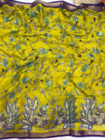 Pure malai crepe saree