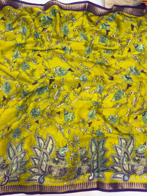 Pure malai crepe saree