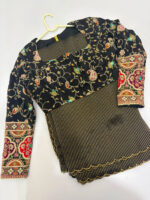 Kanchi organza sarees with designer blouse