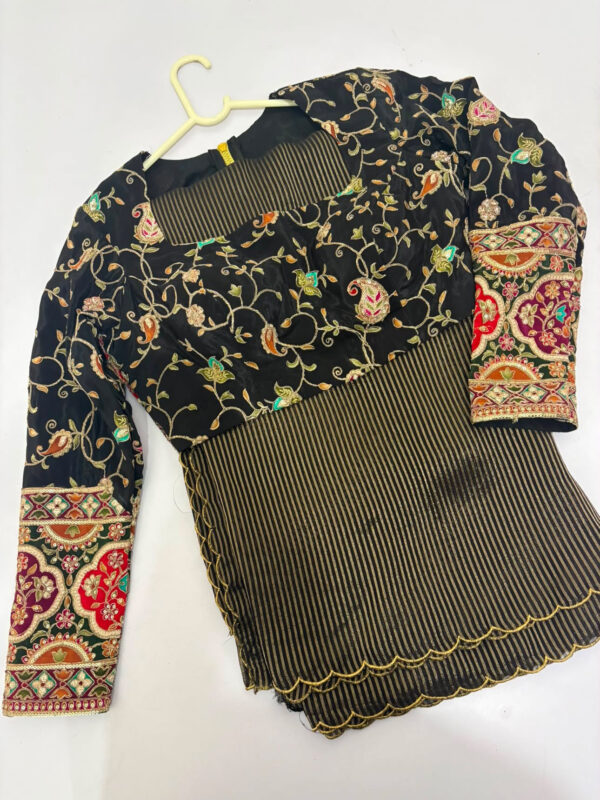 Kanchi organza sarees with designer blouse