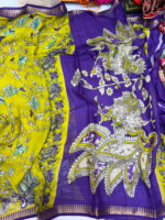 Pure malai crepe saree