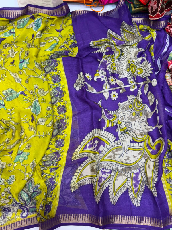 Pure malai crepe saree