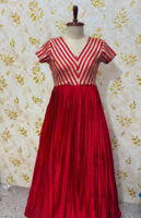 Exclusive designer seequence work long gown