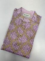 Bandhini silk mens kurta paired with pijama