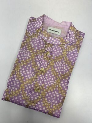 Bandhini silk mens kurta paired with pijama