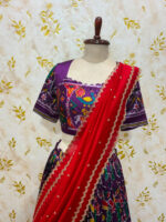 Beautiful Patola lehenga with matching dupatta