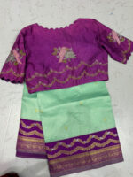 Vintage gadwal silk saree With blouse
