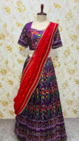 Beautiful Patola lehenga with matching dupatta