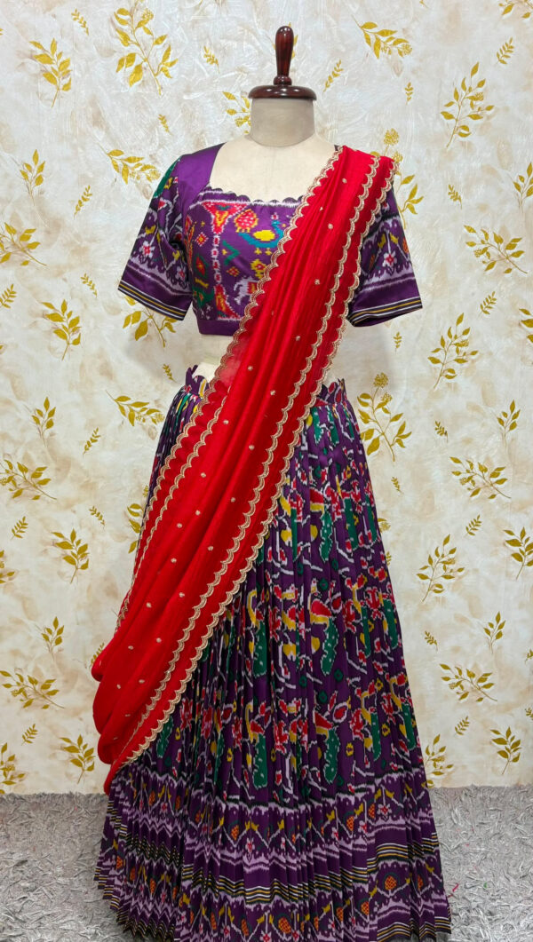 Beautiful Patola lehenga with matching dupatta