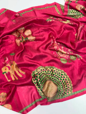 Matka silk saree
