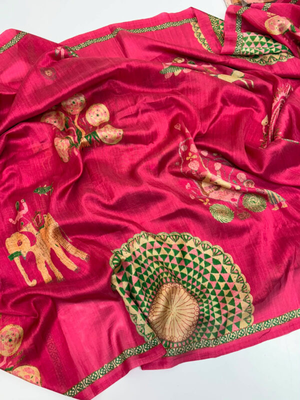 Matka silk saree