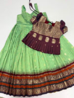 Gadwal silk kid lehenga