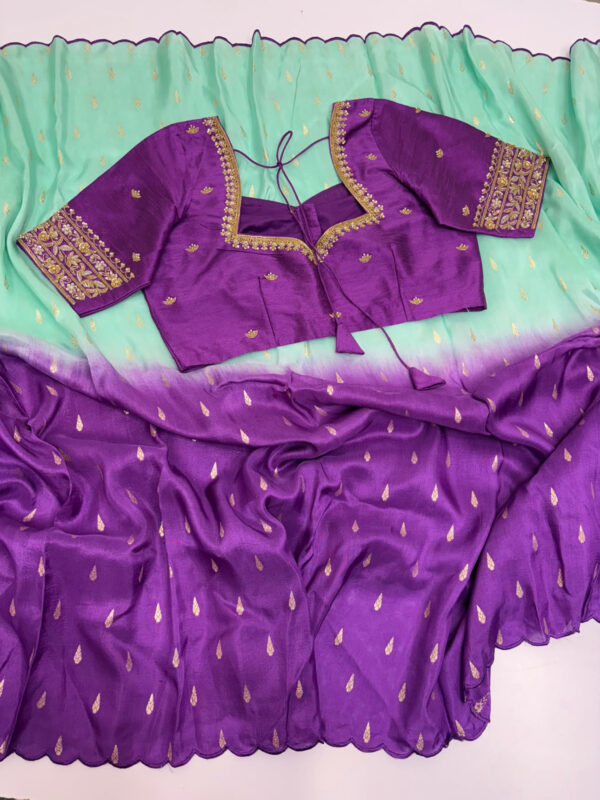 Beautiful saree with blouse
