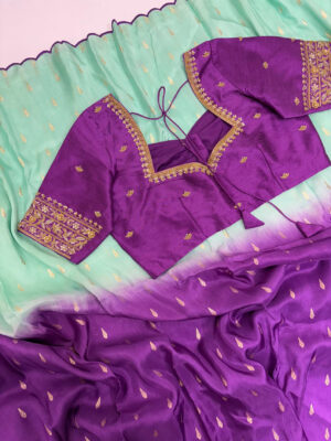 Beautiful saree with blouse