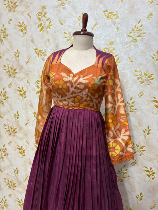 Matka silk long frock
