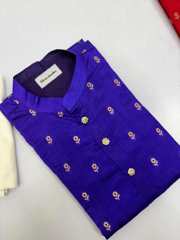 Pure chiniya silk kurta with pant