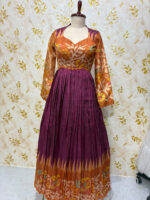 Matka silk long frock