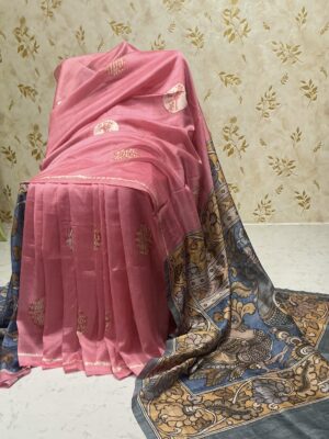 Pure crepe silk saree