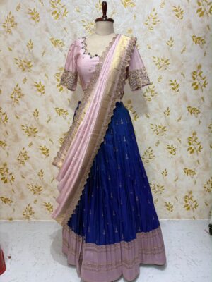 Vintage gadwal lehenga set